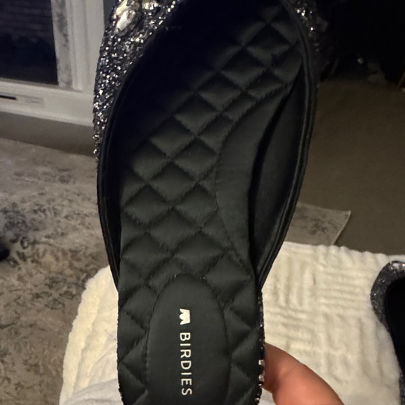 Birdies Glittering Black Embellished Mules - Picture 7 of 7